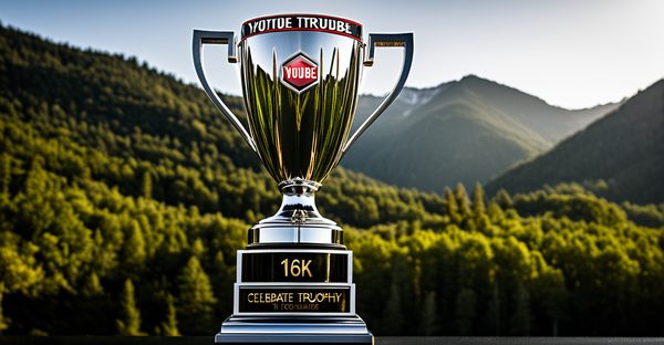 Trophée youtube personnalisable : célébrez vos succès facilement